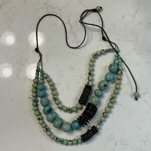 Chicos beaded necklace,24”